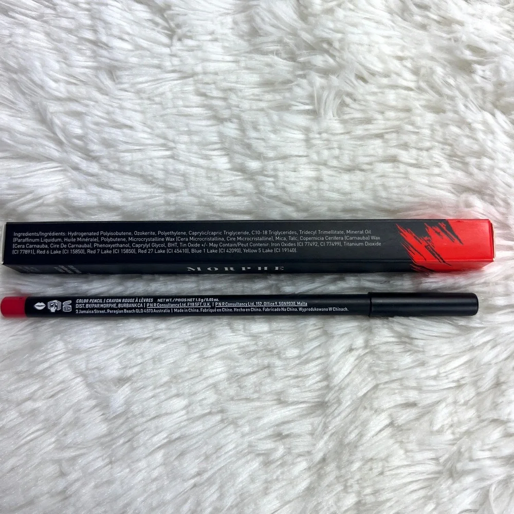 Morphe Eyeliner Color Pencil Liner‎ Love Life Red Creamy Pigmented 1.5g NIB